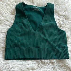 Garage Green Crop Top